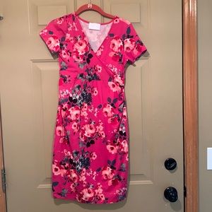 Short-pink dress - MATERNITY